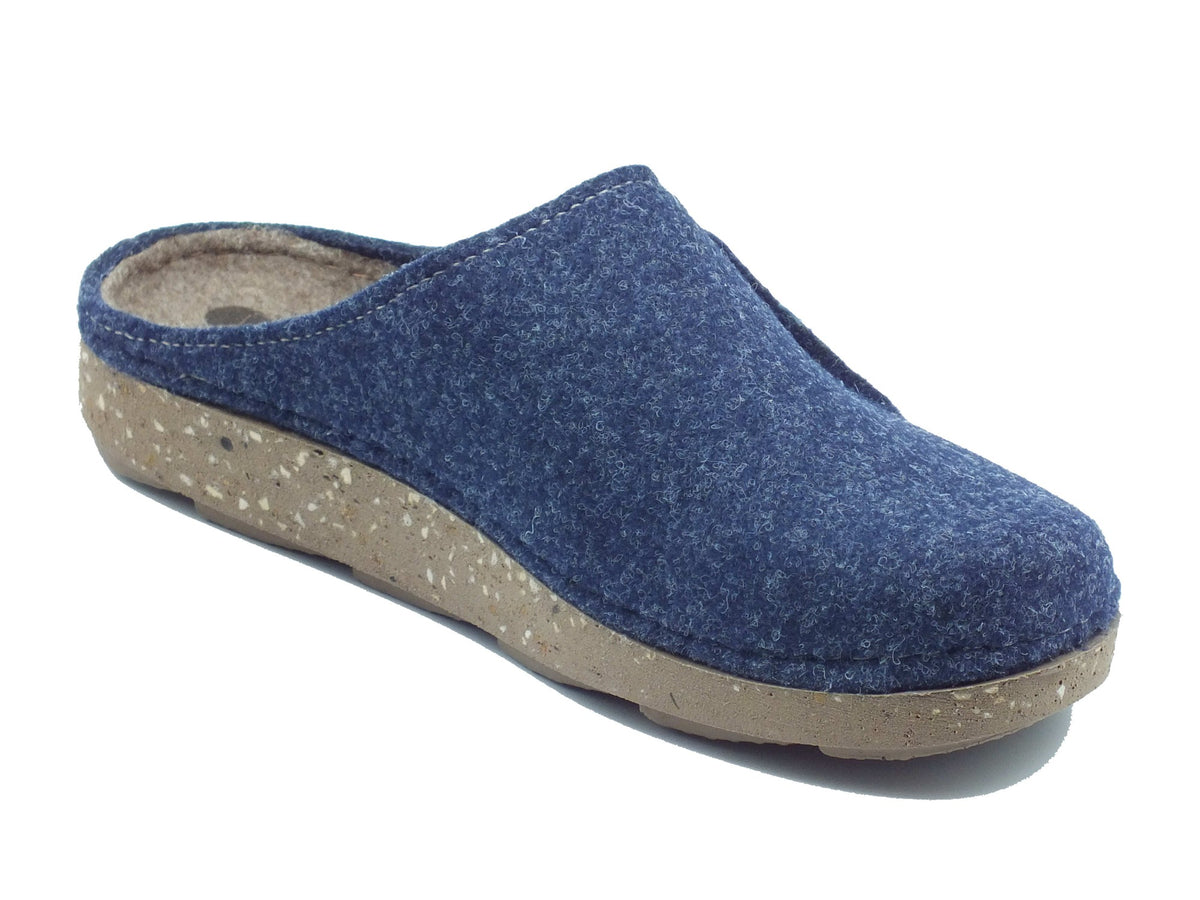 InBlu InBlu Pantofole Uomo MT000024 Avio lana blu Avio