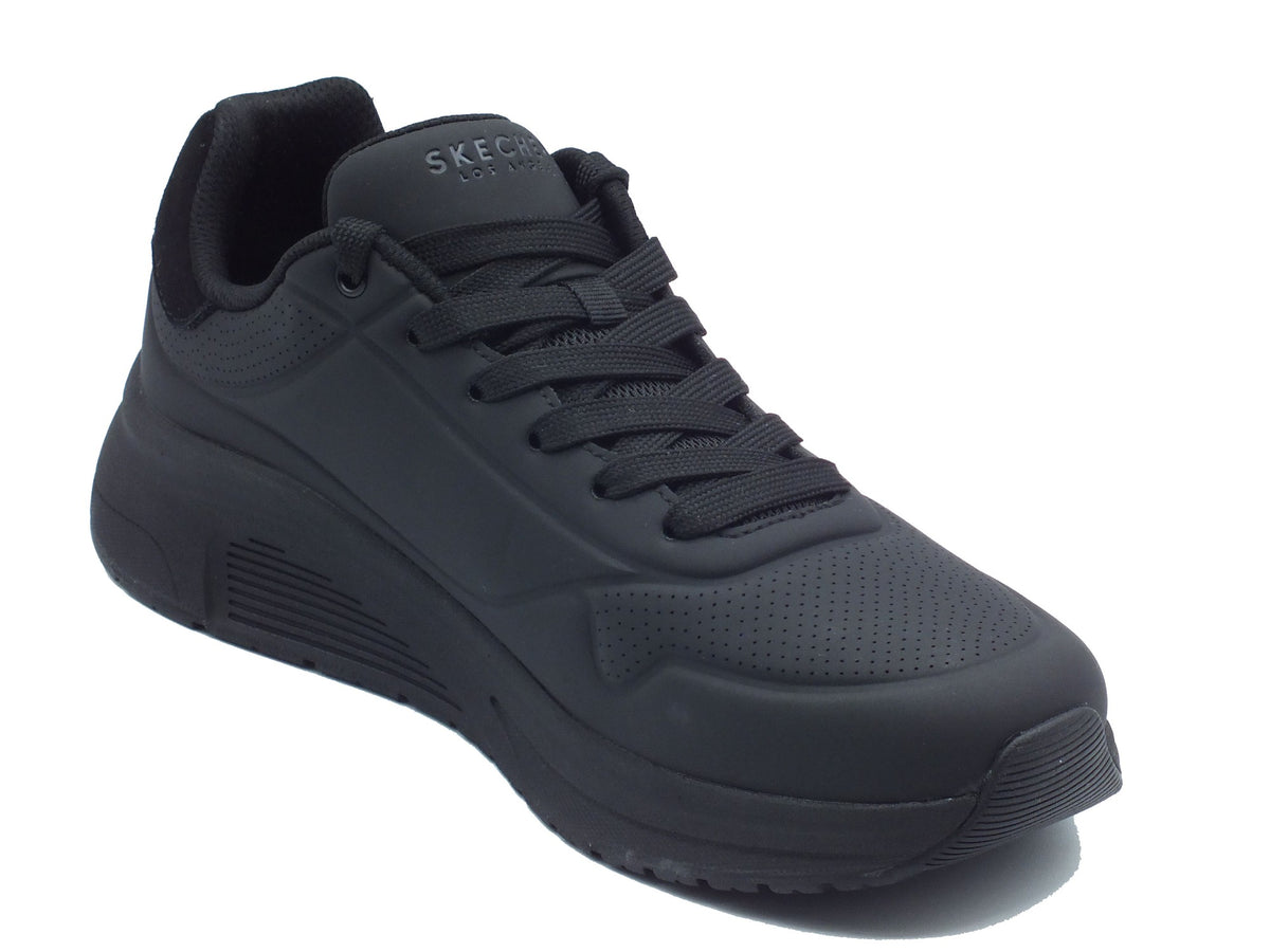 Skechers Skechers Sportive Uomo 183530 Uno Lite Black pelle nero Black