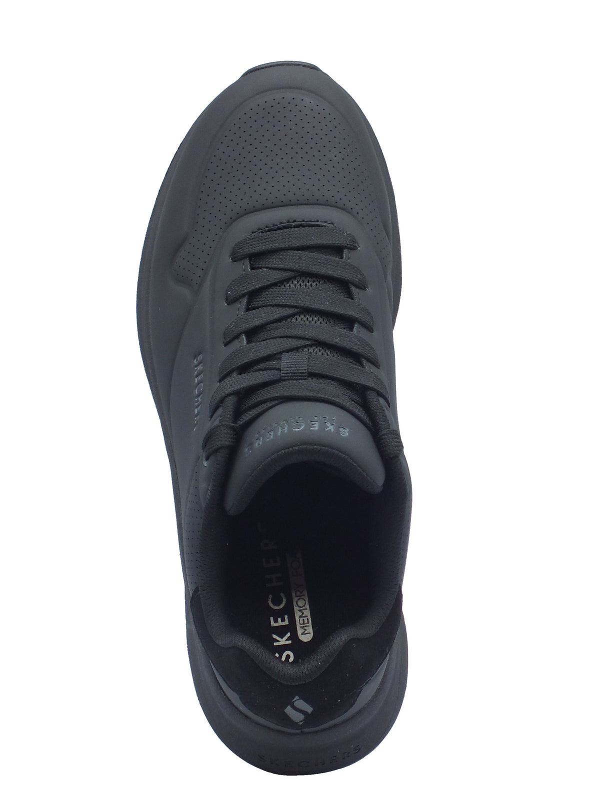 Skechers Skechers Sportive Uomo 183530 Uno Lite Black pelle nero Black