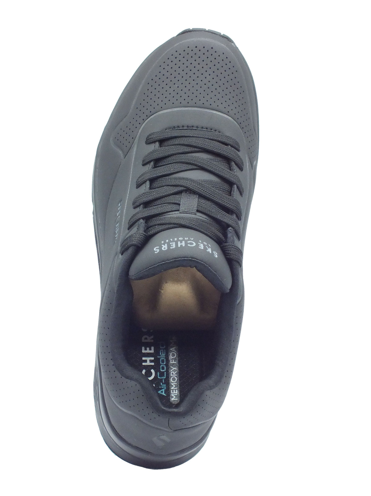 Skechers Skechers Sportive Uomo 52458 Stand On Air Black pelle nero Black