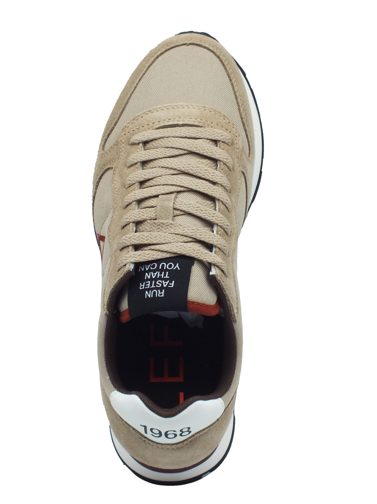 SUN68 SUN68 Sportive Uomo Z46101 Tom Solid Beige Scuro pelle beige Beige Scuro