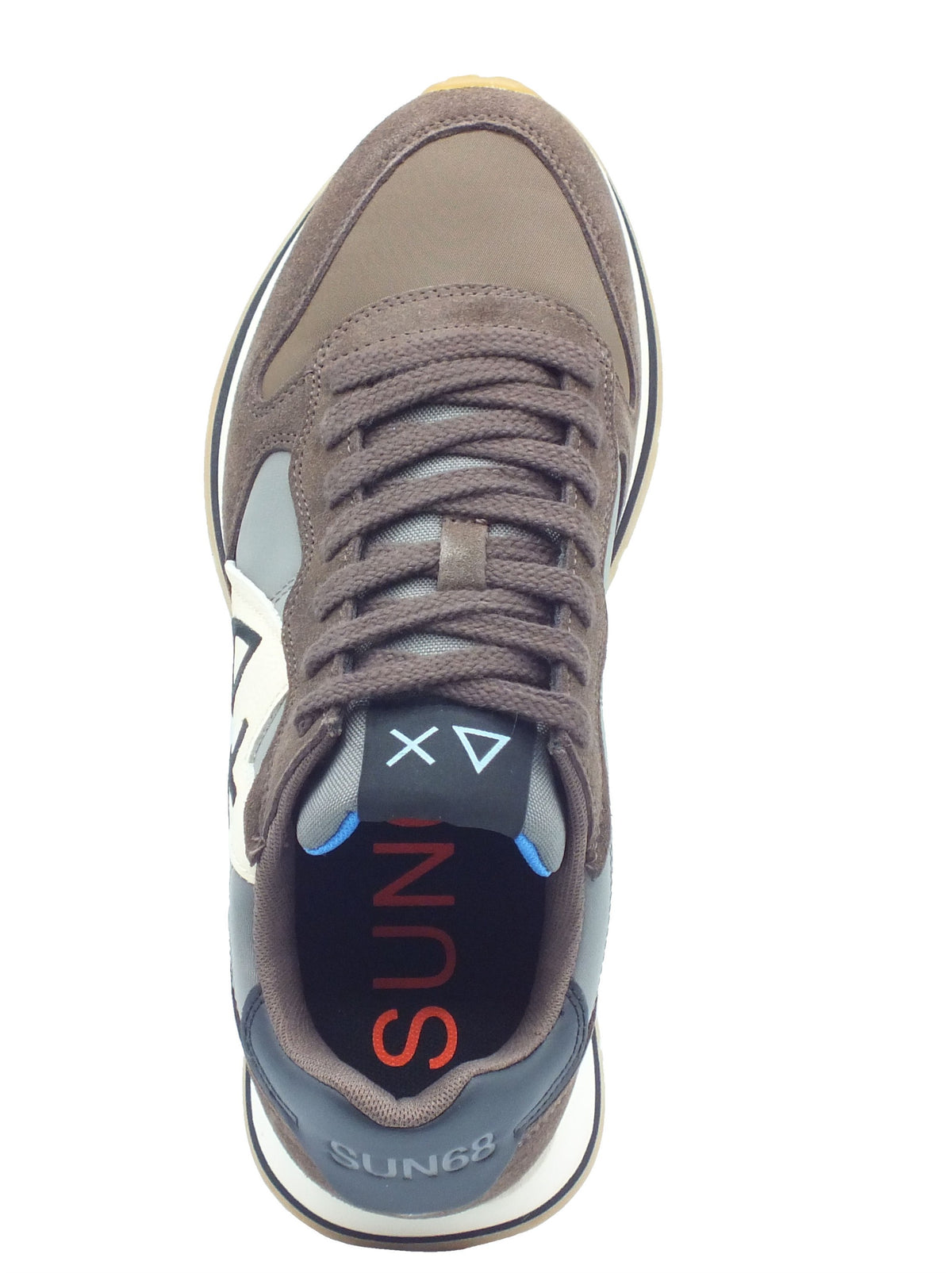 SUN68 SUN68 Sportive Uomo Z46122 Jaki Bicolor Marrone pelle marrone Marrone