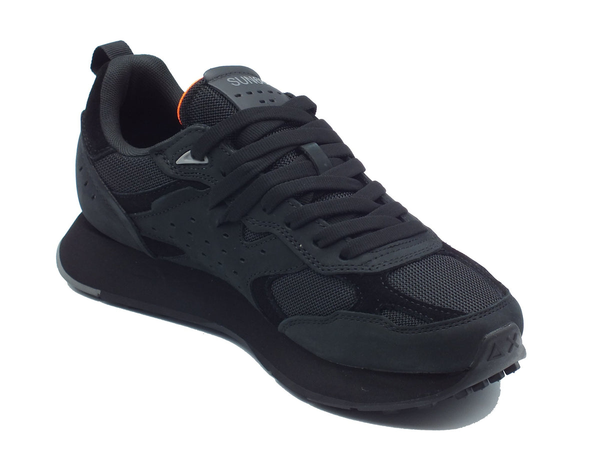 SUN68 SUN68 Sportive Uomo Z46127 Jaki Nubuck Nero pelle nero Nero