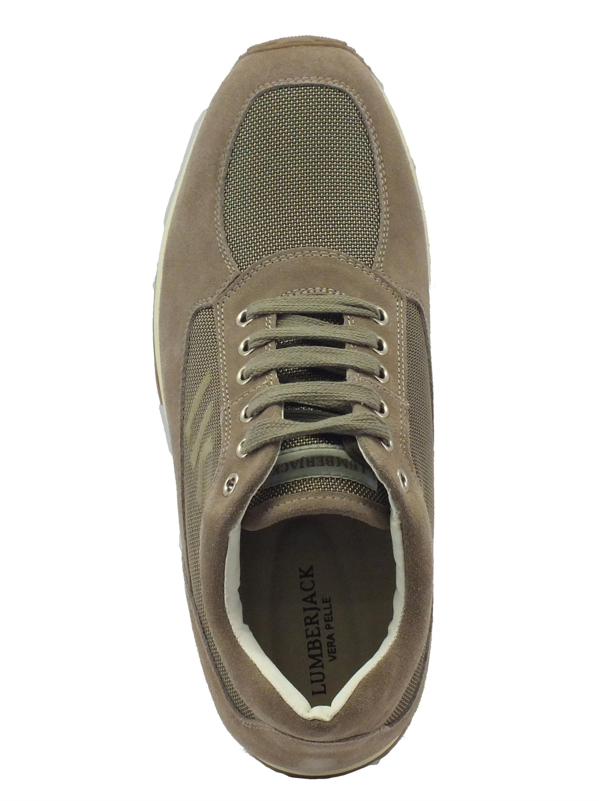 Lumberjack Scarpe per uomo Lumberjack in nabuk taupe con dettagli in tessuto Taupe