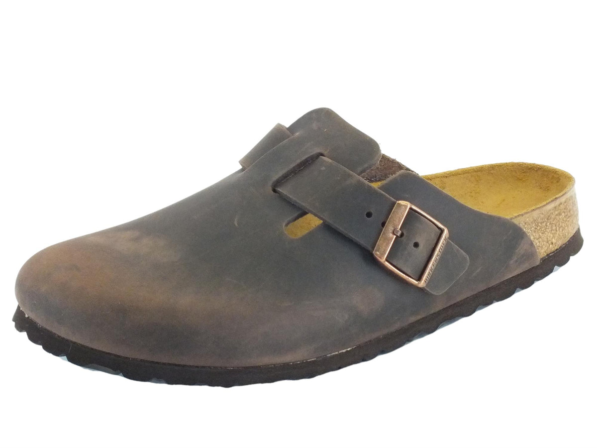 Birkenstock Birkenstock Sandali Uomo 0860133 Boston BS Habana pelle marrone Habana