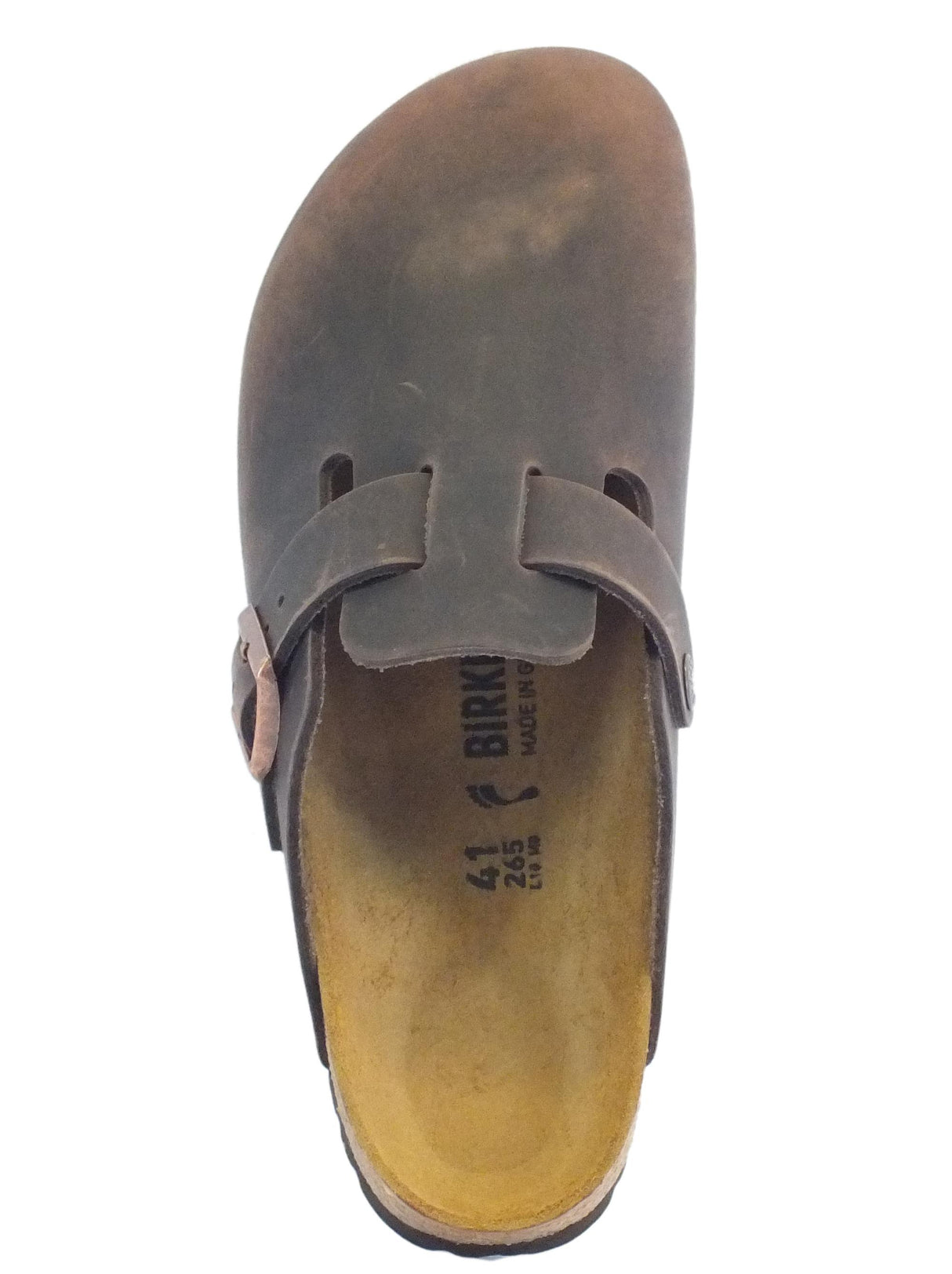 Birkenstock Birkenstock Sandali Uomo 0860133 Boston BS Habana pelle marrone Habana