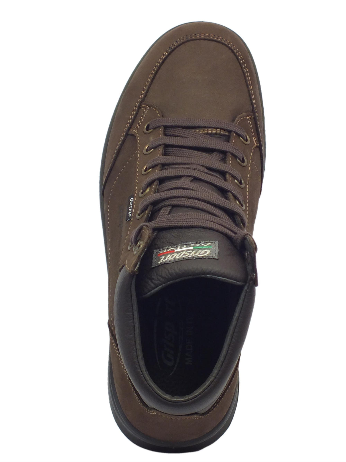 Grisport Scarponcini per uomo Grisport Active in pelle ingrassata testa di moro Foca Soft Leggero