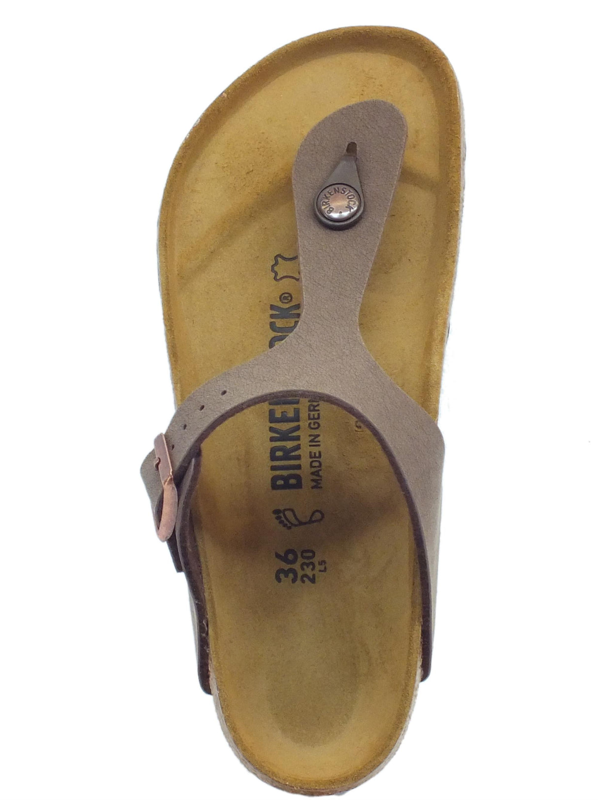 Birkenstock Infradito Birkenstock per uomo Gizeh BS colore mocca Mocca