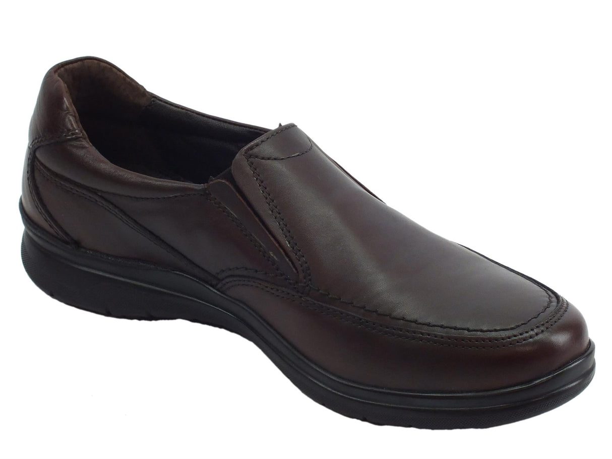 Zen Mocassini Zen per uomo in pelle toscano con sottopiede estraibile Toscano