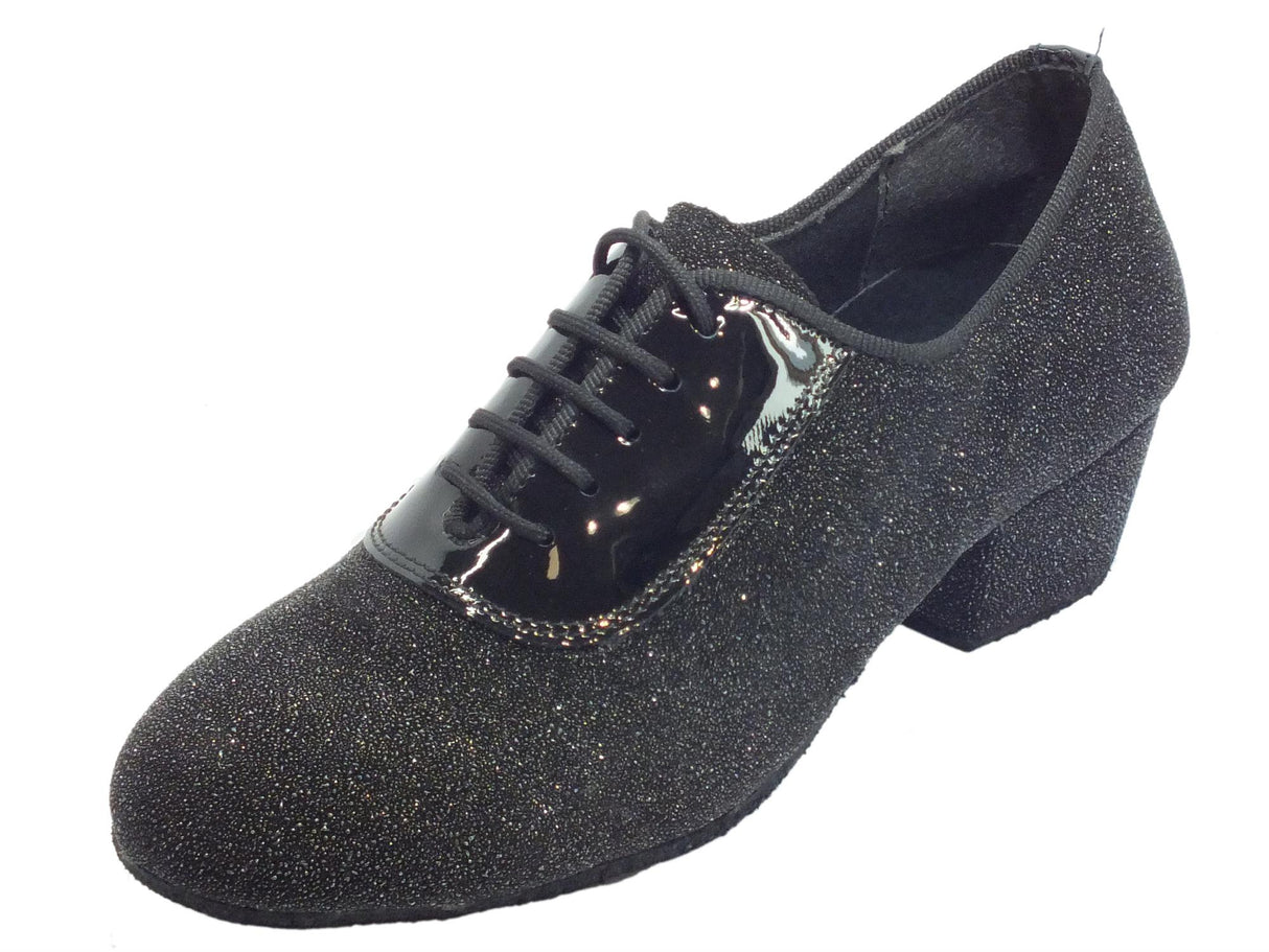 Vitiello dance shoes Scarpa da donna per allenamento ballo tessuto jam nero tacco 40 nero