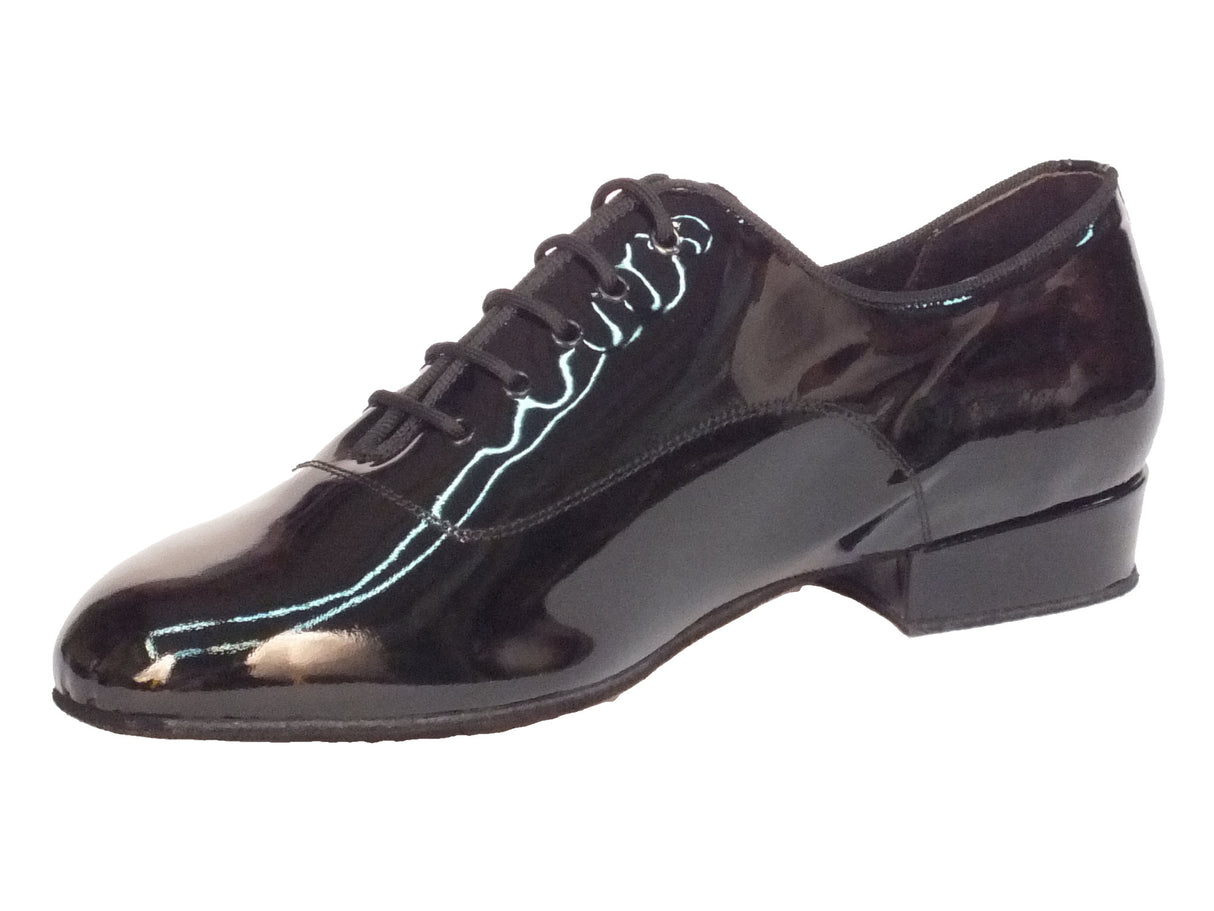 Vitiello dance shoes Scarpa da uomo per spettacolo da sala in vernice nero nero