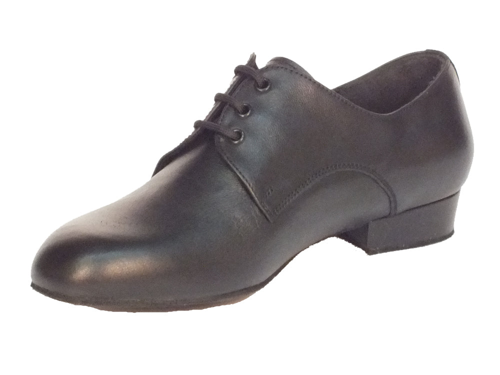 Vitiello dance shoes Scarpa da ballo per ragazzo in pelle nera Nero