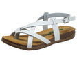 BioNatura BioNatura Infradito zeppa bassa Donna 34 A 2005 IMB By Cast Bianco pelle bianco Bianco