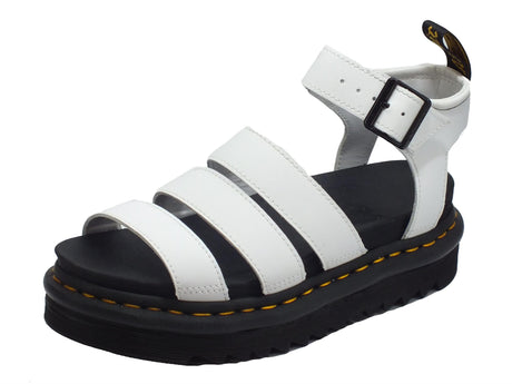 Dr. Martens Dr. Martens Blaire 25768100 Hydro White Sandali Donna in pelle zeppa alta White
