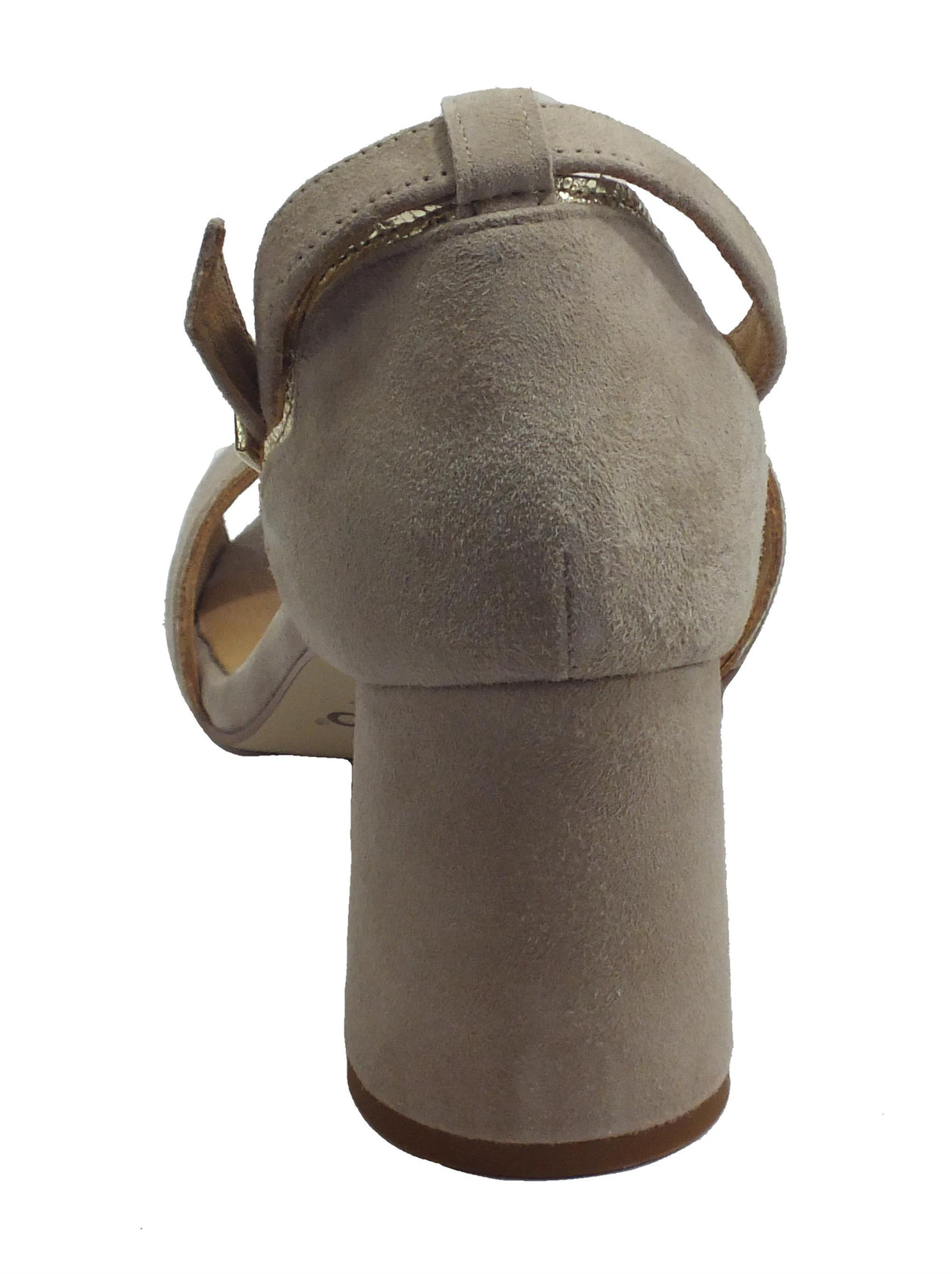 Igi&Co Igi&Co 5192411 Capra Scamosc. Taupe Sandali Donna tacco alto in nabuk fibietta caviglia Taupe