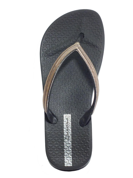 Ipanema Ipanema 82764 Mesh V Plat Fem Black Rose Infradito Grendene Donna zeppa media Black