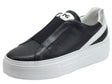 Nero Giardini NeroGiardini E010881D Guanto Nero Slip-On Donna in pelle con zeppona nero