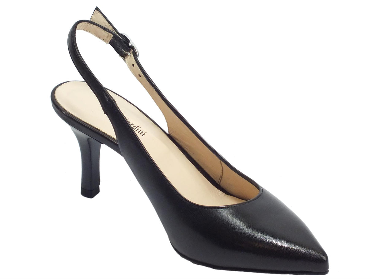 Nero Giardini NeroGiardini E011090DE Nappa Nero Decoltè aperto per Donna in pelle con tacco alto nero