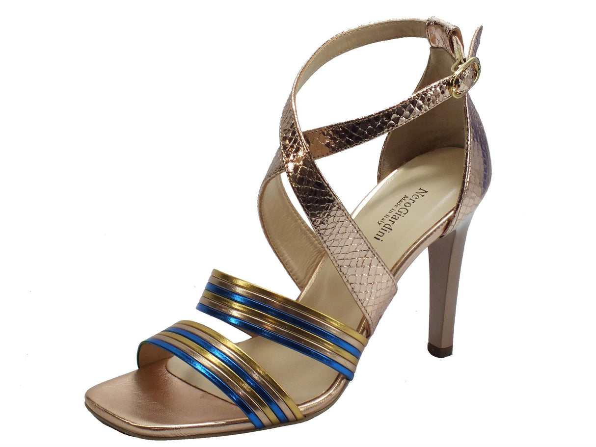 Nero Giardini NeroGiardini E012852DE Blade Vipera Phard Sandali per Donna tacco alto a spillo allaccio incrociato Blade Vipera Phard