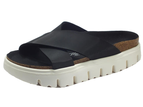 Papillio Papillio Sandali zeppa alta Donna 1015908 Daytona Chunky Damasko Black sintetico nero nero