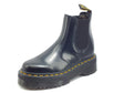 Dr. Martens Dr. Martens 24687001 2976 Quad Black Polished S. Scarponcino per Donna modello Beatles in pelle Black