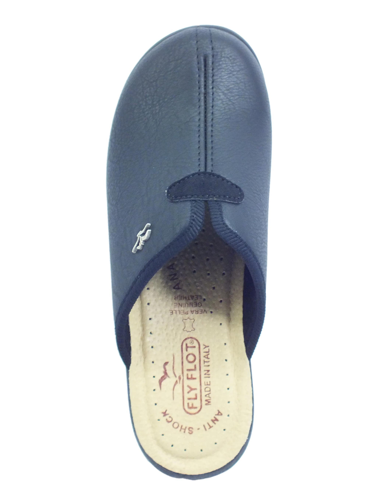 FlyFlot Fly Flot L8 870 2E Nero Pantofole per Donna in ecopelle elasticizzata nera sottopiede anatomico Nero