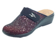 FlyFlot Fly Flot Q7 P56 VE Bordò Pantofole per Donna in tessuto con stratch di regolazione Bordò
