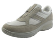 Grisport Grisport 5232VV Cemento Vesuvio Slip-On Donna in scamosciato e tessuto beige Cemento Vesuvio