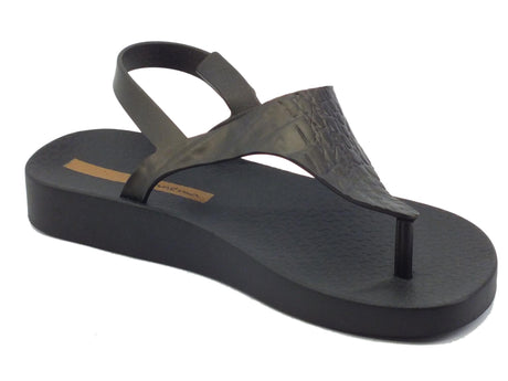 Ipanema Ipanema 83073 Caiman Sandal Black Sandali Infradito per Donna in caucciù nero Black