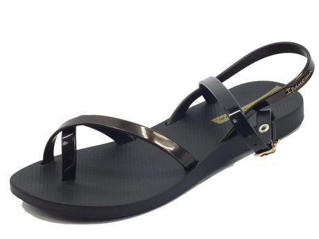 Ipanema Ipanema 82842 Fashion Sand VIII Black Gold Sandali Infradito per Donna in caucciù Black