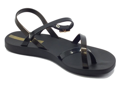 Ipanema Ipanema 82842 Fashion Sand VIII Black Gold Sandali Infradito per Donna in caucciù Black