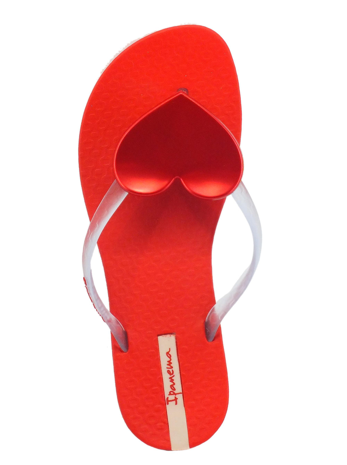 Ipanema Ipanema 82120 Maxi Fashion II Red Clear Infradito per Donna in caucciù con cuore Red