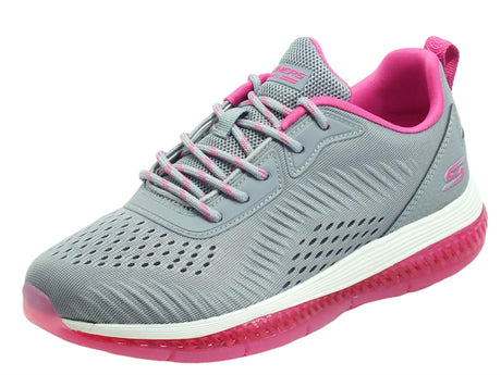 Skechers Skechers Bobs Sport 117102 GRY Cool Chillin Gray scarpe sportive per Donna tessuto Gray