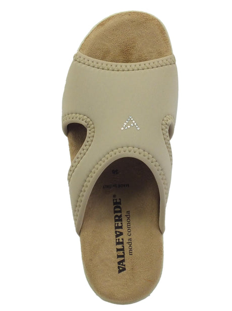 Valleverde Valleverde Pantofole Donna 25321 Beige sintetico beige Beige