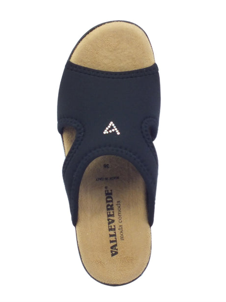 Valleverde Valleverde Pantofole Donna 25321 Nero sintetico nero Nero