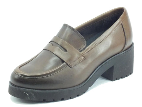 Cinzia Soft Cinzia Soft MI655035 Cuoio Mocassini classici per Donna in pelle con tacco medio Cuoio