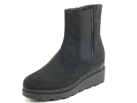 Cinzia Soft Cinzia Soft IAB874024 Nero Tronchetti per Donna in tessuto nero con zeppa Nero