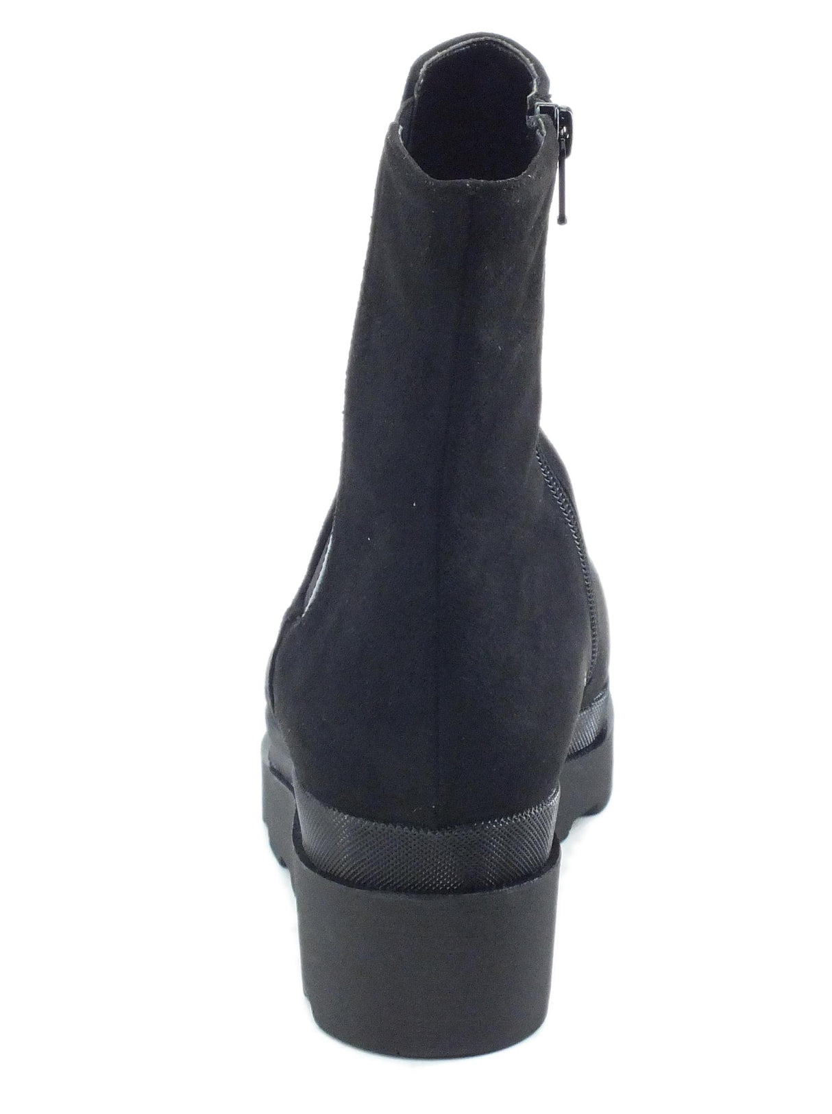 Cinzia Soft Cinzia Soft IAB874024 Nero Tronchetti per Donna in tessuto nero con zeppa Nero