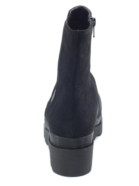 Cinzia Soft Cinzia Soft IAB874024 Nero Tronchetti per Donna in tessuto nero con zeppa Nero