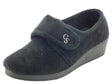 Cinzia Soft Cinzia Soft IEA3801 Negro Pantofole chiuse per Donna in tessuto con chiusra a strappo Negro