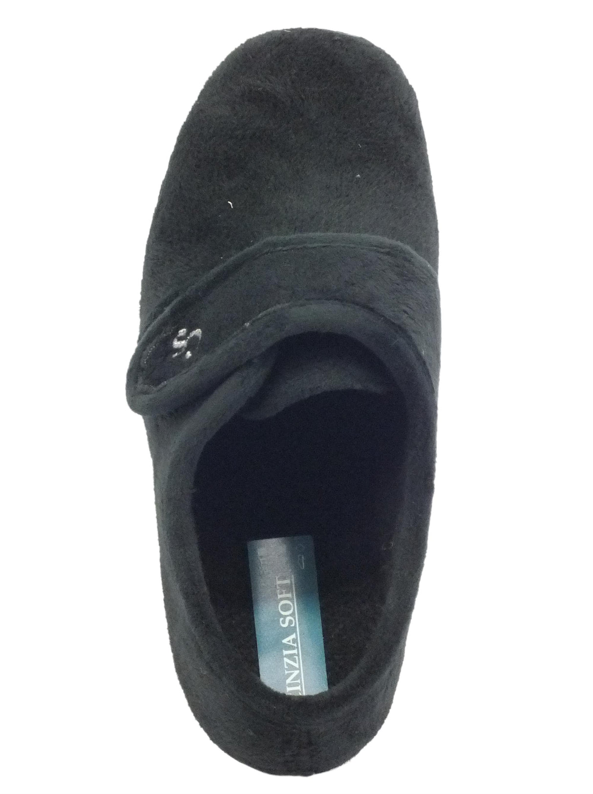 Cinzia Soft Cinzia Soft IEA3801 Negro Pantofole chiuse per Donna in tessuto con chiusra a strappo Negro