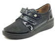 Cinzia Soft Cinzia Soft IM54018MVV Nero Scarpe Confort per Donna pelle tessuto elasticizzato chiusura strappo Nero