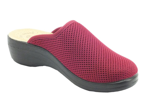 FlyFlot FlyFlot Pantofole Donna T5 368 FE Bordò sintetico rosso Bordò