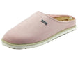 InBlu InBlu CS000034 Rosa Pantofole per Donna in tessuto con fodera in lana sottopiede in nabuk Rosa