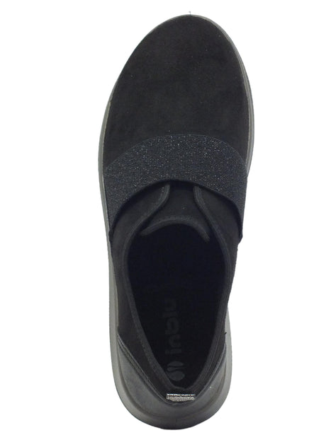 InBlu InBlu WG000008 Nero Mocassini per Donna in tessuto nero Nero