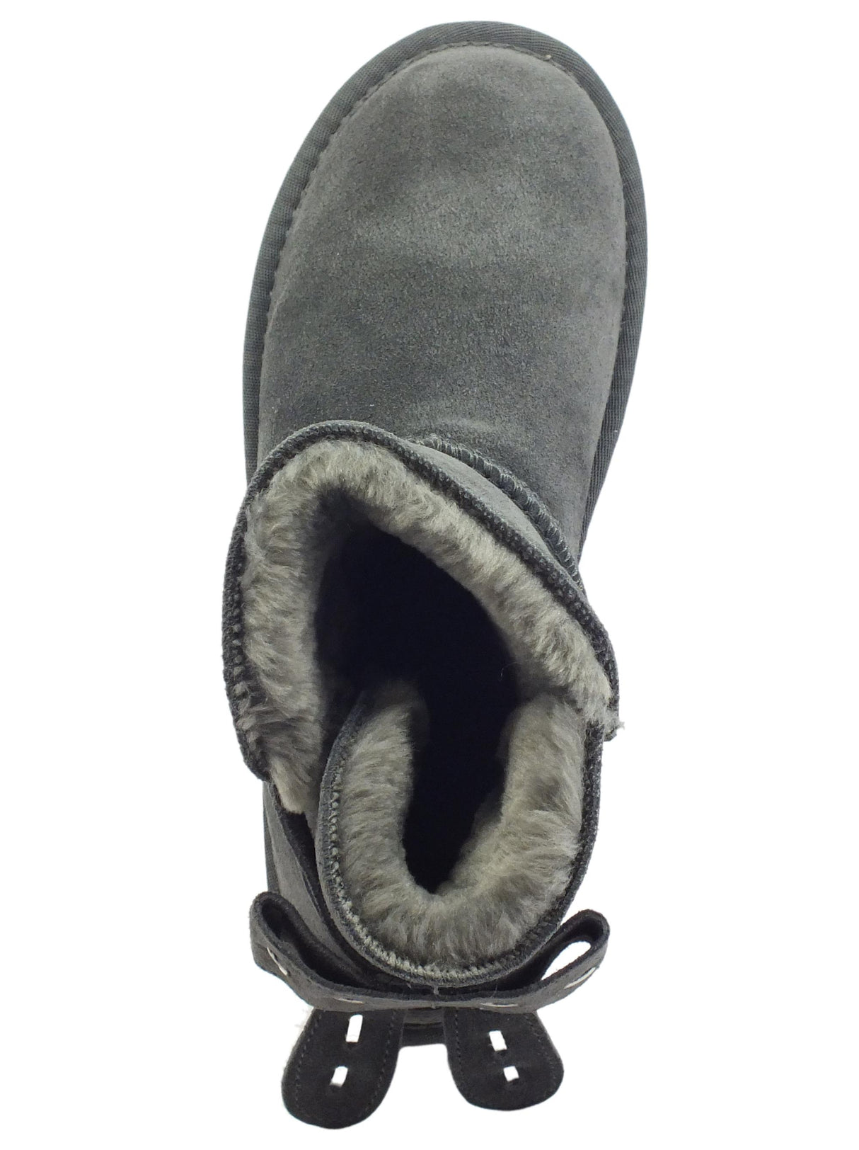 Pregunta Pregunta PL5828BN Grey Mammut per Donna in nabuk grigio con ecopellicciotto Grey