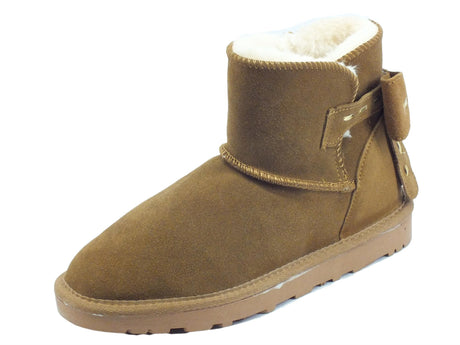 Pregunta Pregunta PL5828BN Brown Mammut per Donna in nabuk marrone con ecopellicciotto Brown