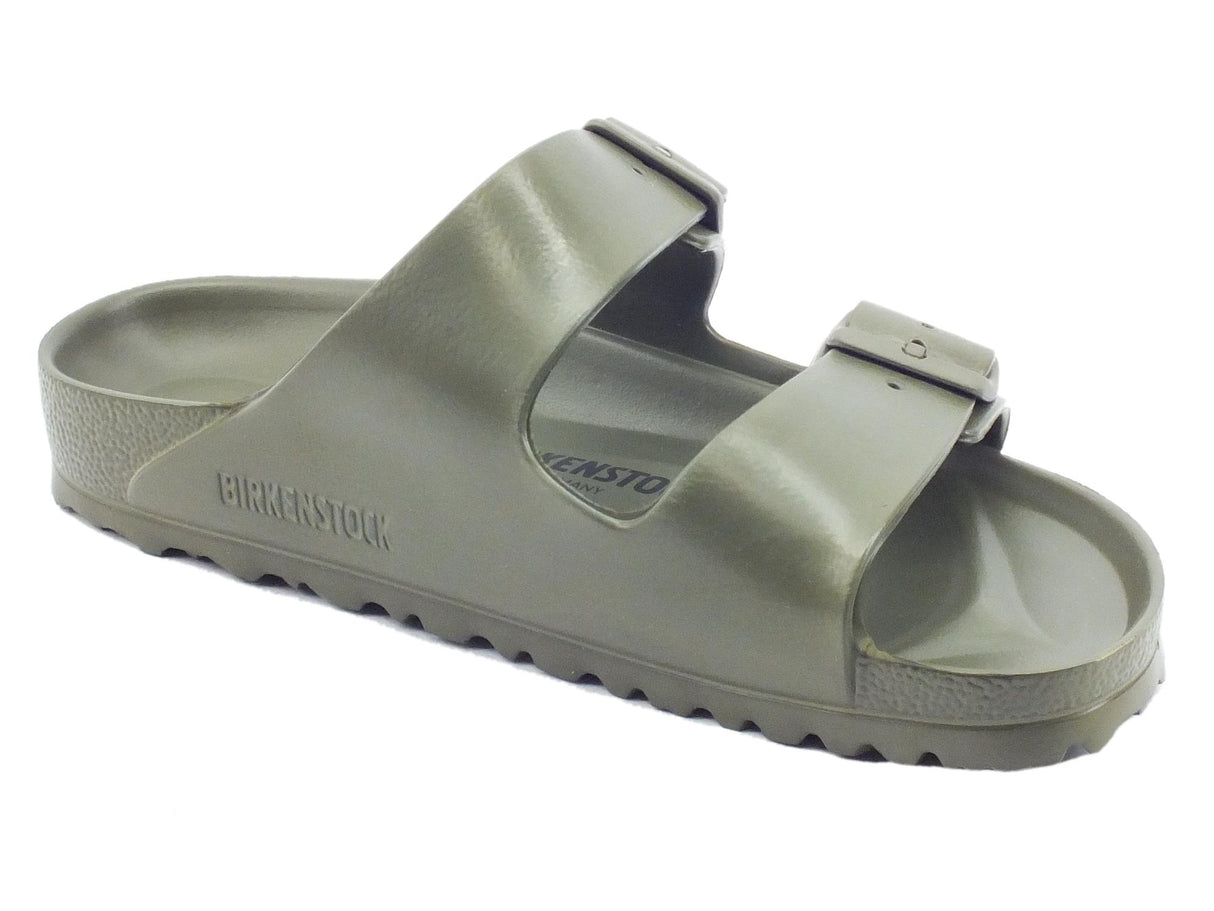 Birkenstock Birkenstock 1019152 Arizona EVA Khaki Sandali per Donna doppia fibia in gomma Khaki