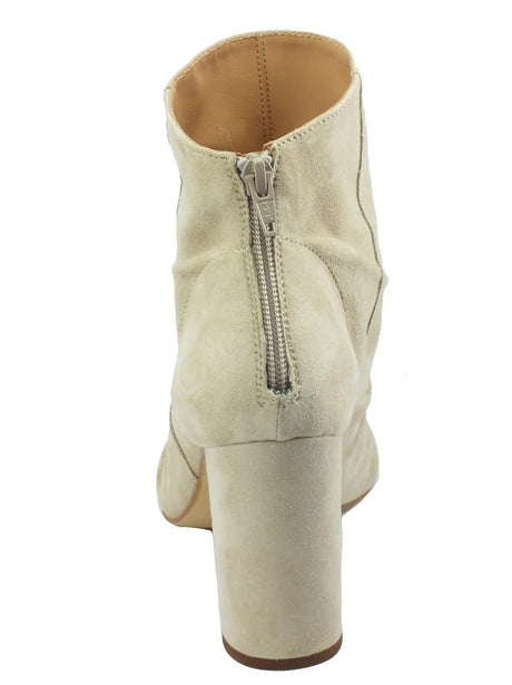 CafèNoir CAFèNOIR EF5002 Beige Tronchetti spuntati per Donna in nabuk con tacco alto Beige