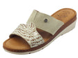 FlyFlot FlyFlot 71 F19 JG Beige Sandali scalsati per Donna in nabuk sottopiede in pelle Beige
